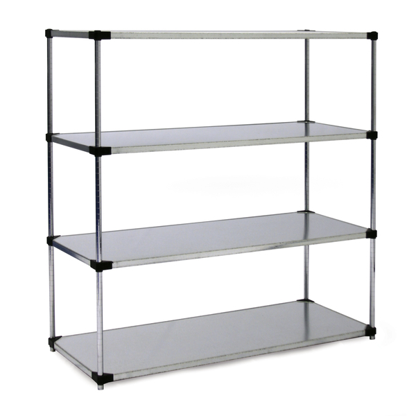 Technibilt Shelving Systems Solid Shelving Unit, 4-Shelf, 18x36x63 836SLD